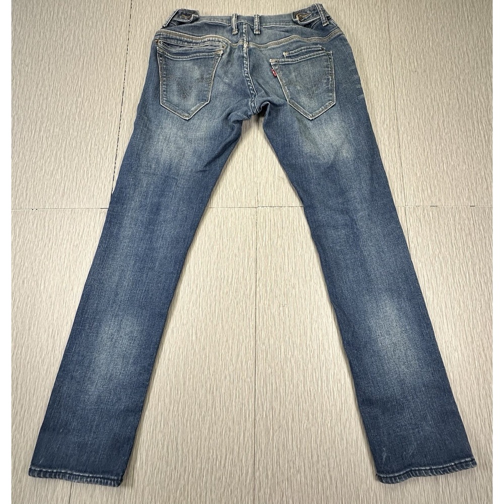 Levi's 511 Skinny Two Horse Brand Med Wash 30x32 Adjustable Waist 9 Pockets - Picture 7 of 11
